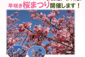 【淡路島】国営明石海峡公園で「早咲き桜まつり」開催！ちょっと早めのお花見が楽しめる