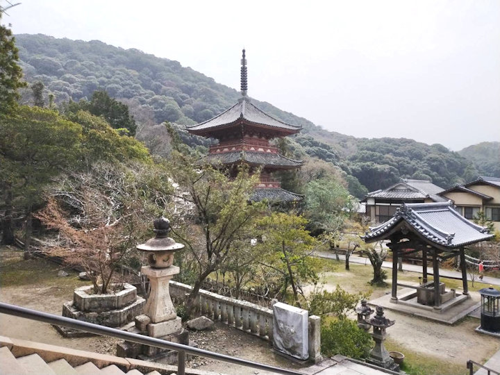 太山寺の三重の塔