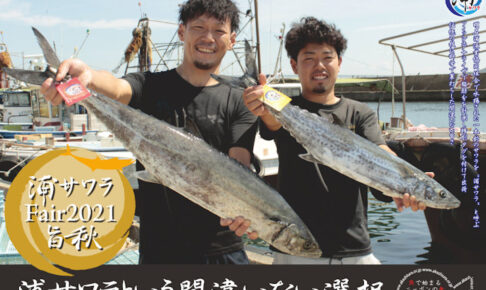 旬を迎える明石の新ブランド魚「浦サワラ」を提供するフェアが開催されます（明石浦漁協）