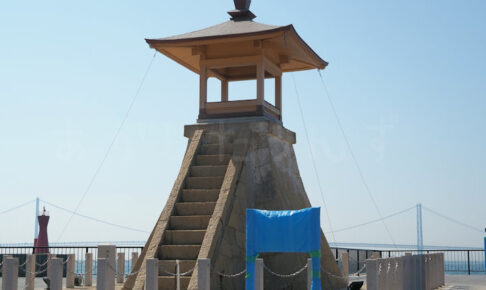 波門崎燈籠堂（明石港旧灯台）が復元！観光スポットとして整備されています