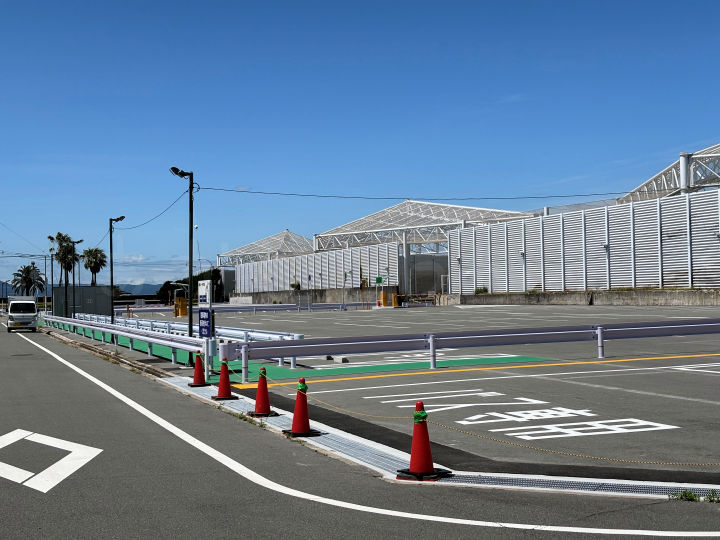 明石市役所駐車場・バス停が7月22日から明石港東側へ移転