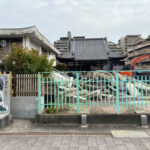 浜光明寺（鍛治屋町）で改装が行われている様子！あの山門も修理されて帰ってくるのかな？