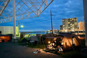 海辺の明石T3テラスで気軽にキャンプ体験！初心者にもおすすめ