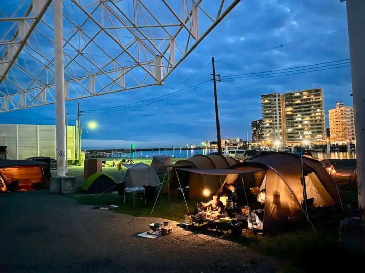 海辺の明石T3テラスで気軽にキャンプ体験！初心者にもおすすめ