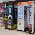 アスピア明石にiPhone用フィルム自動貼付自販機「フィルラボ」が設置されてた