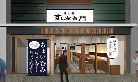 魚の棚商店街に新しいお鮨の店「すし左衛門」が12月上旬オープン予定
